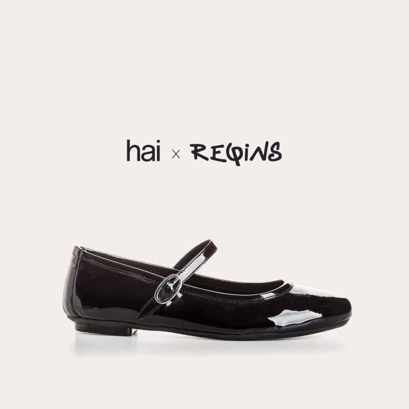 Mary Janes Hai x Reqins Black Park Leather