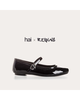 Babies Hai x Reqins Black Park Leather
