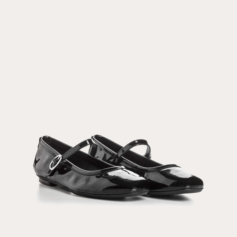 Mary Janes Hai x Reqins Black Park Leather