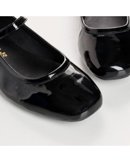 Mary Janes Hai x Reqins Black Park Leather