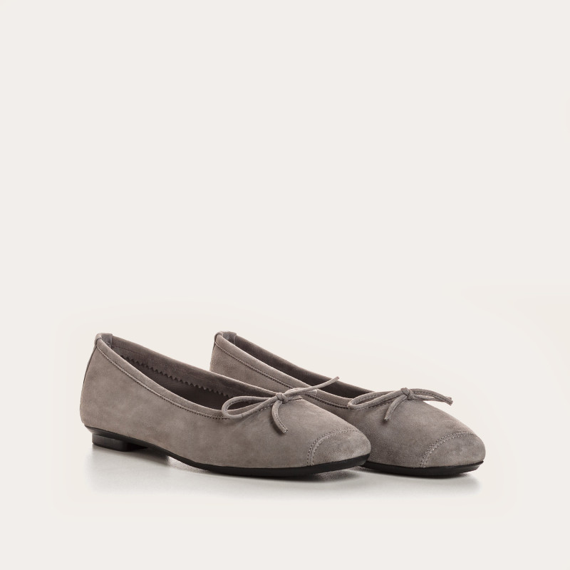 Harmony soft suede ballerinas