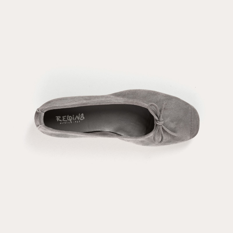 Harmony soft suede ballerinas