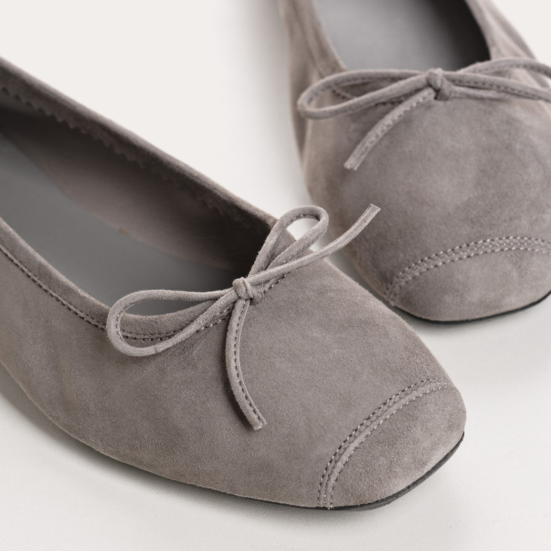 Harmony soft suede ballerinas