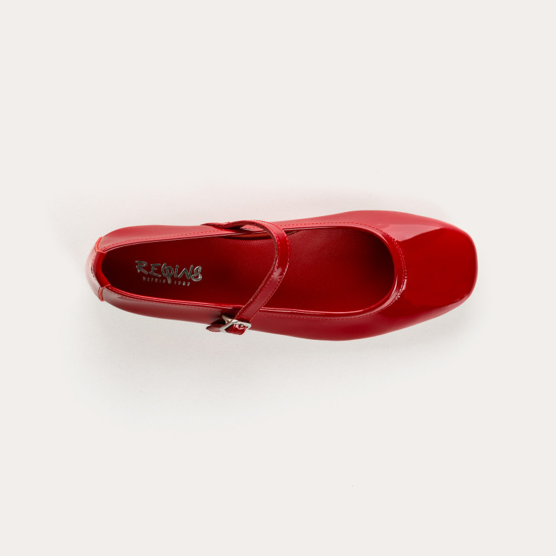 Mary Janes Honor cuir vernis – couleurs pastel & pop | Reqins