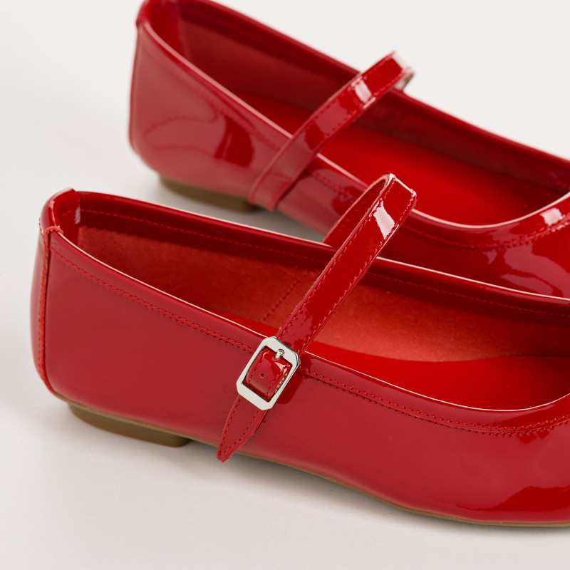 Mary Janes Honor cuir vernis – couleurs pastel & pop | Reqins