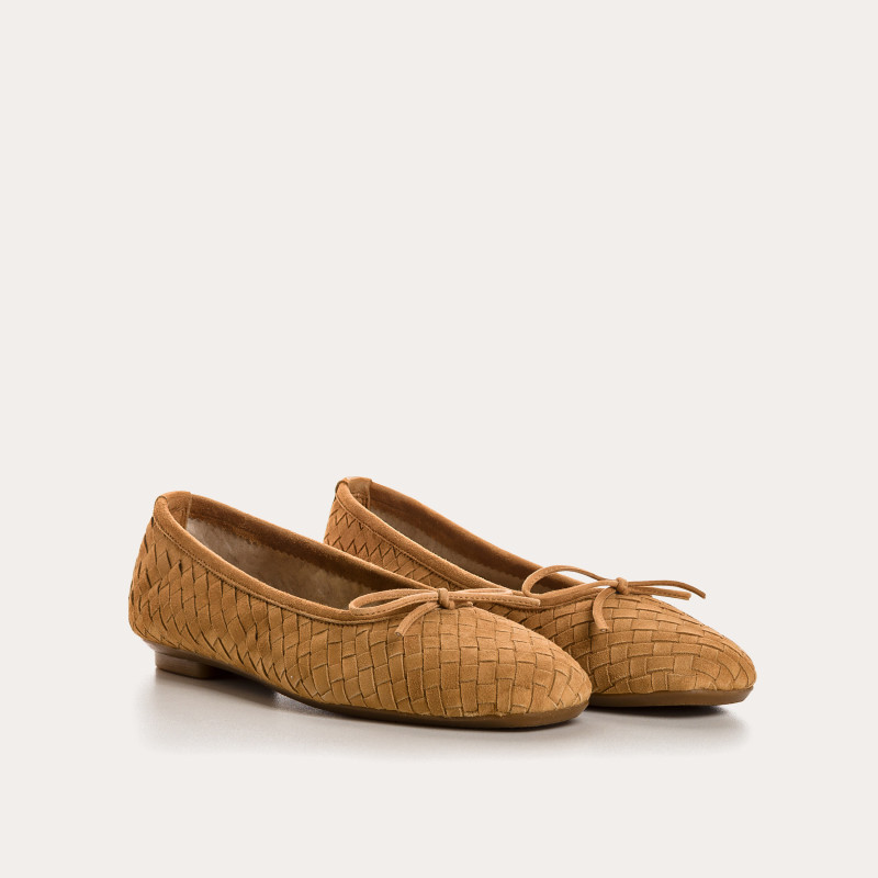 Ballerinas Hatlas - Woman shoes Braided suede | Reqins