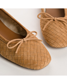 Ballerinas Hatlas - Woman shoes Braided suede | Reqins