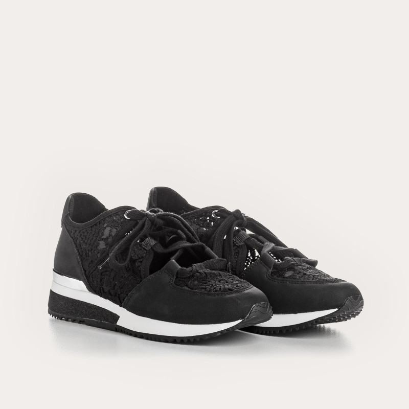 Inoa sneakers - Black lace lace lace lace sneakers | Reqins