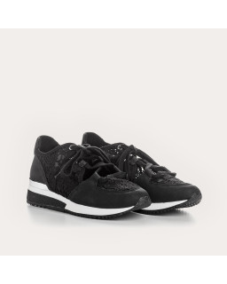 Inoa sneakers - Black lace lace lace lace sneakers | Reqins