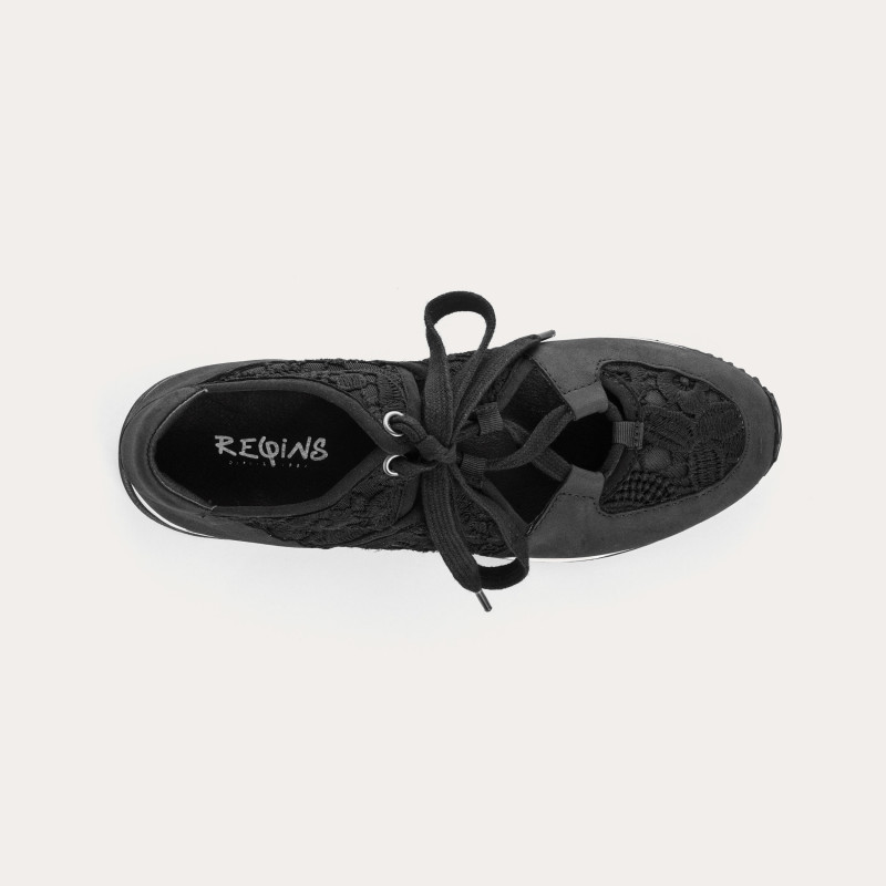Inoa sneakers - Black lace lace lace lace sneakers | Reqins