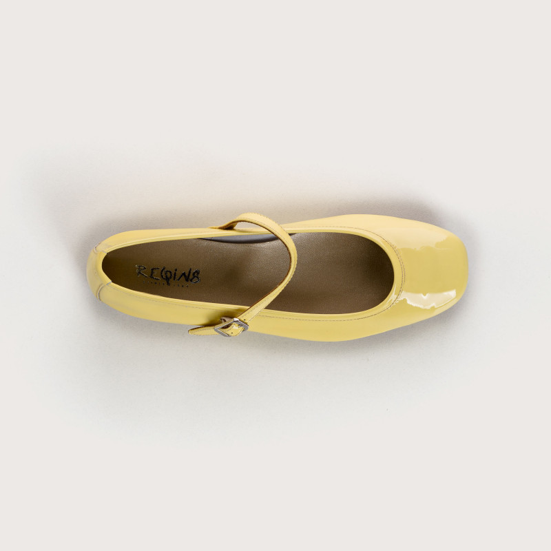 Mary Janes Honor cuir vernis – couleurs pastel & pop | Reqins