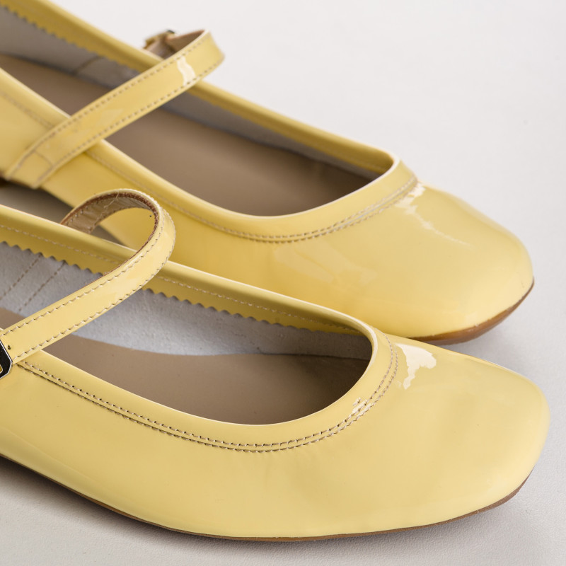 Mary Janes Honor cuir vernis – couleurs pastel & pop | Reqins