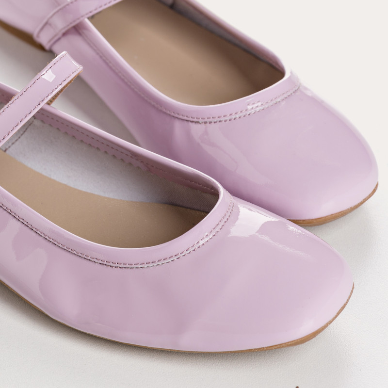 Mary Janes Honor cuir vernis – couleurs pastel & pop | Reqins