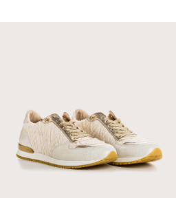 Eldorado Sneakers - Beige Women Lace Sneakers | Reqins