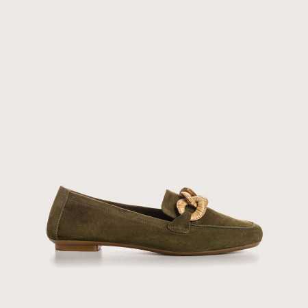 MOCASSINS HAMAYA CUIR VELOURS