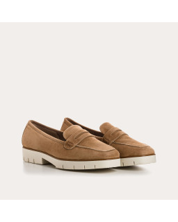 Mocassins MARIELLA - chaussures cuir velours femme | REQINS