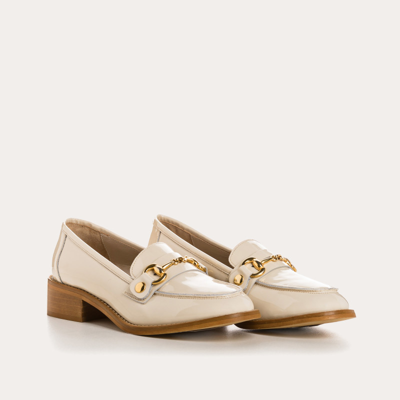 JANIS MOCASSINS - WOMAN SHOES PARTNISE BEIGE | Reqins