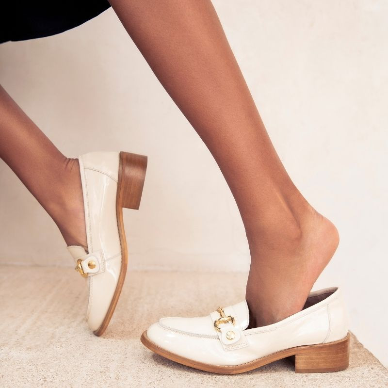 JANIS MOCASSINS - WOMAN SHOES PARTNISE BEIGE | Reqins