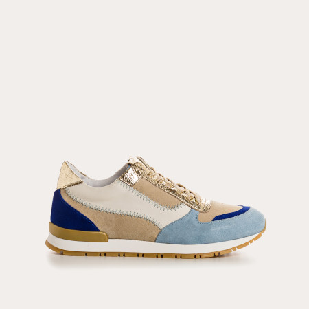 Electra Zig Zag Sneakers - Sneakers Woman Multicolored Leather | Reqins