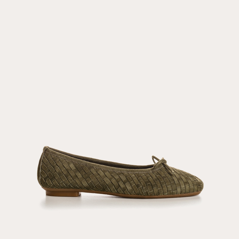 Ballerinas Hatlas - Woman shoes Braided suede | Reqins