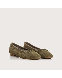 Ballerinas Hatlas - Woman shoes Braided suede | Reqins
