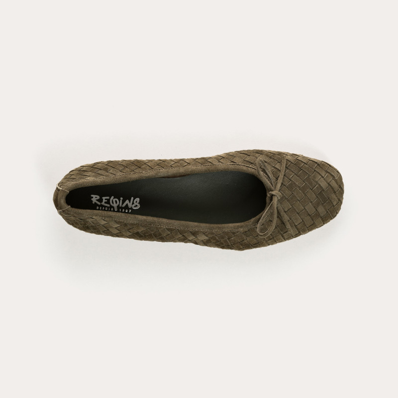 Ballerinas Hatlas - Woman shoes Braided suede | Reqins