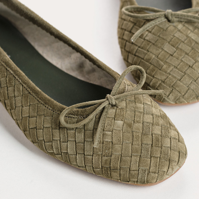 Ballerinas Hatlas - Woman shoes Braided suede | Reqins