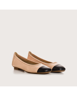 Ballerines bicolores Halcine en cuir | Reqins