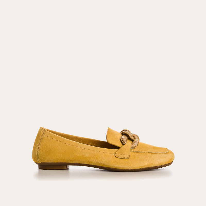 Hamaya suede loafers with buckles | Reqins