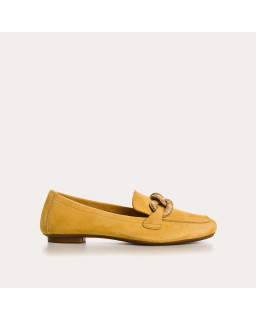 Hamaya suede loafers with buckles | Reqins