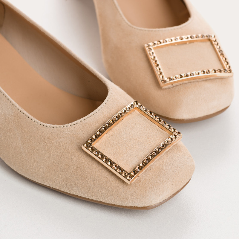 Ballerinas Jewel with Suede - Karisse | Reqins