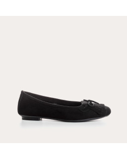 Hindi Suede Ballerina Flats | Reqins