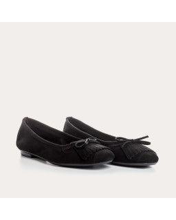 Hindi Suede Ballerina Flats | Reqins