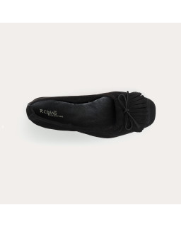 Hindi Suede Ballerina Flats | Reqins
