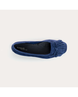 Hindi Suede Ballerina Flats | Reqins