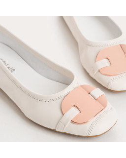 Ballerines Hermes en cuir - Élégance & Style | Reqins