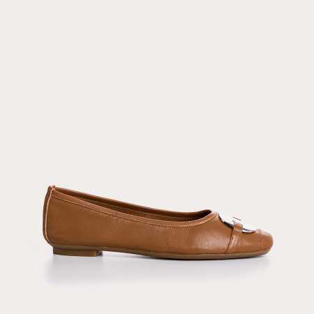 BALLERINES HERMES CUIR