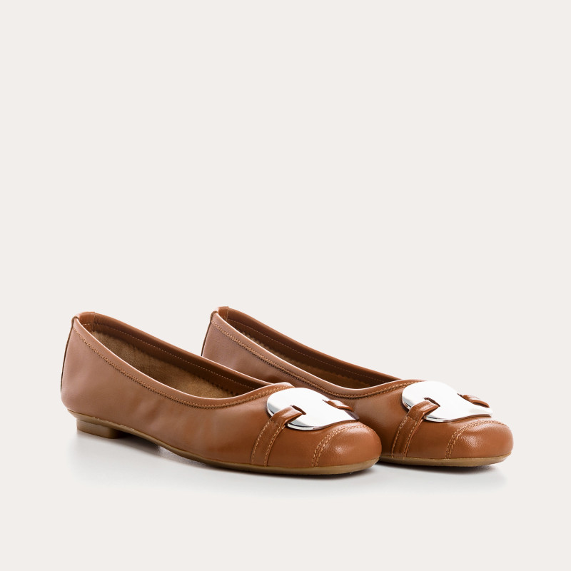 Ballerines Hermes en cuir - Élégance & Style | Reqins