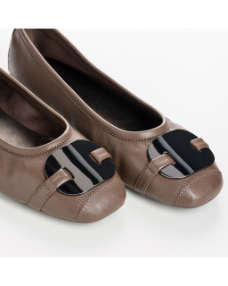 Ballerines Hermes en cuir - Élégance & Style | Reqins