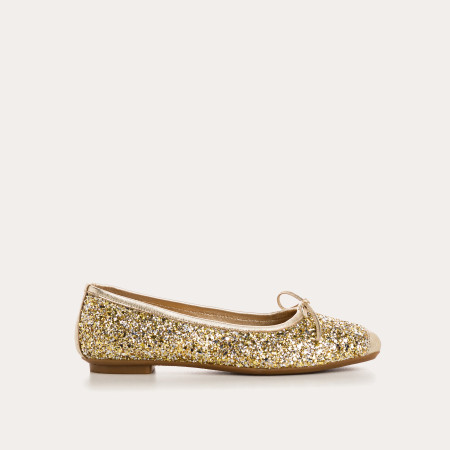 Harmony ballerinas with glitter and square tip