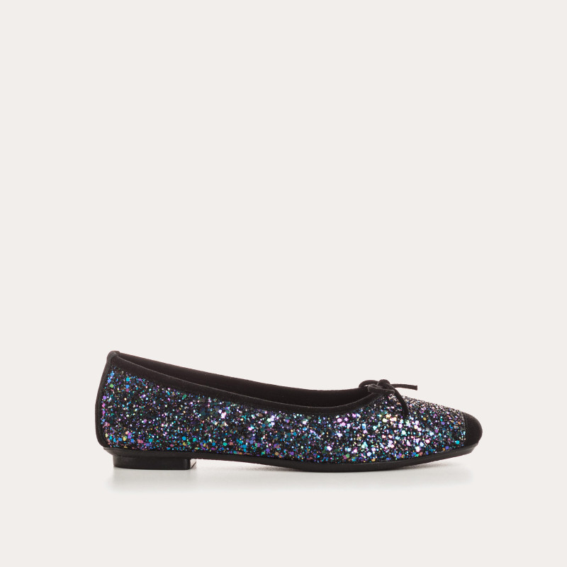 Harmony ballerinas with glitter and square tip