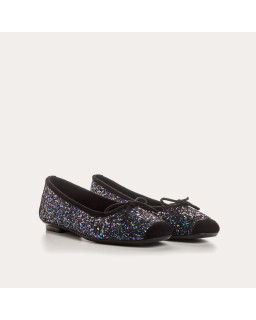 Harmony ballerinas with glitter and square tip