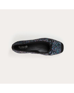 Harmony ballerinas with glitter and square tip