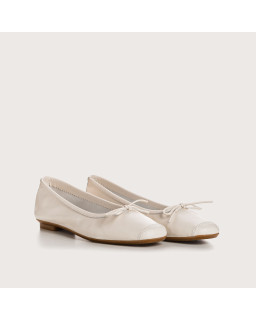 Harmony smooth leather ballerinas