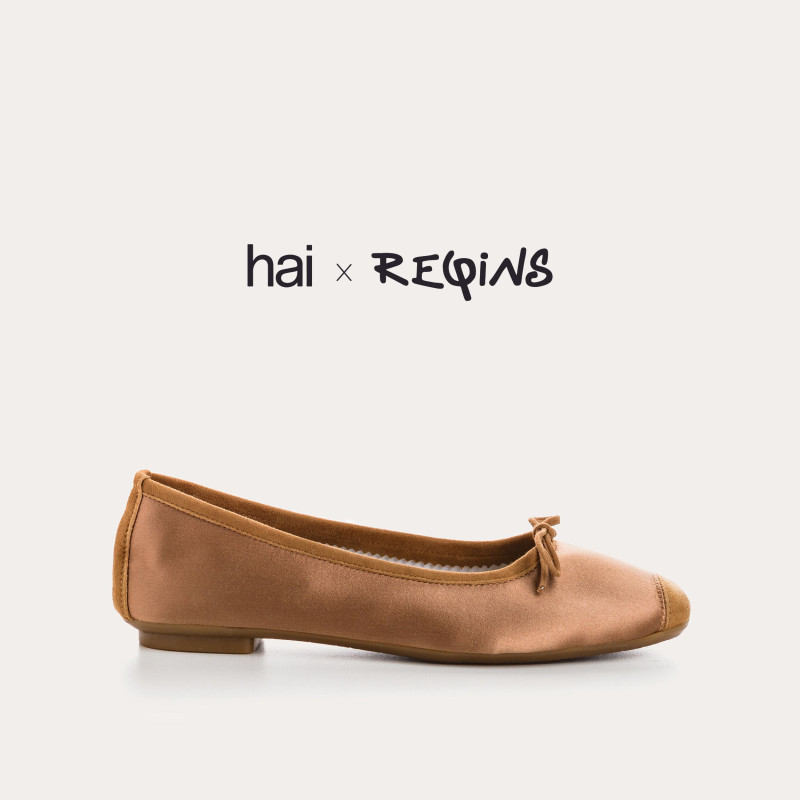 Ballerines Hai x Reqins en soie