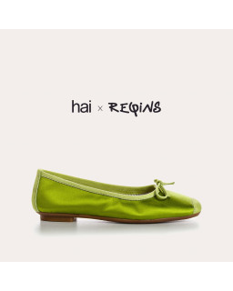 Ballerines Hai x Reqins en soie