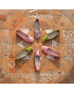 Ballerines Hai x Reqins en soie