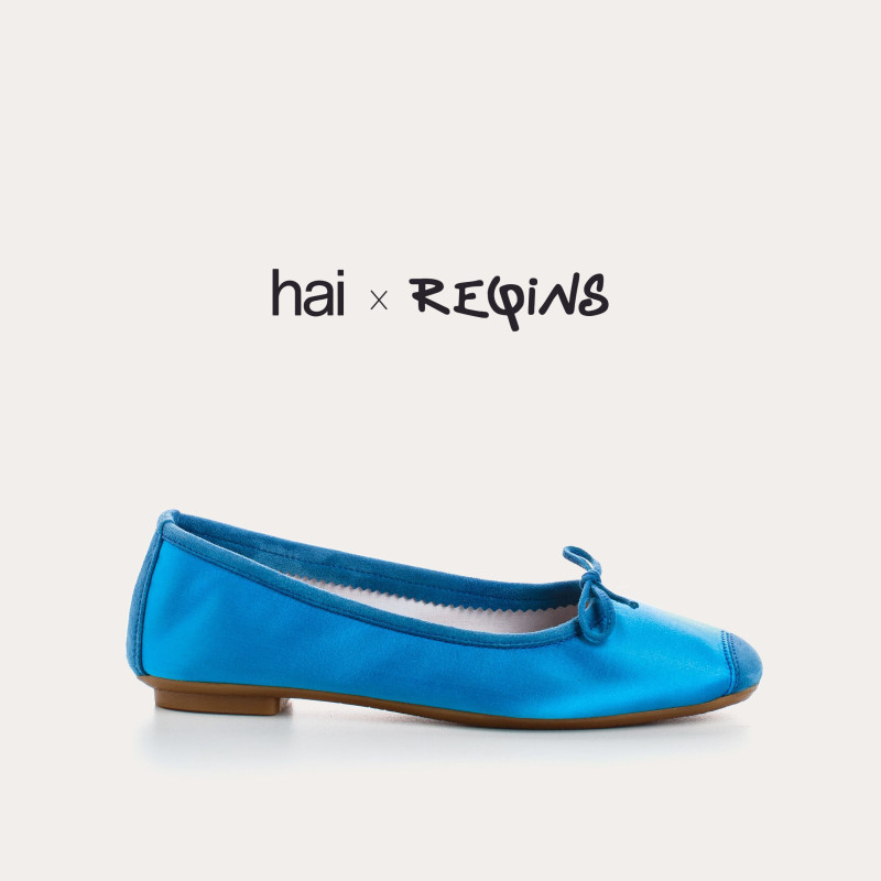 Ballerines Hai x Reqins en soie