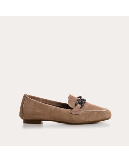 Mocassins Holding en cuir velours - Allure Preppy | Reqins