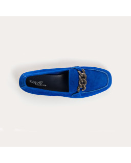 Mocassins Holding en cuir velours - Allure Preppy | Reqins